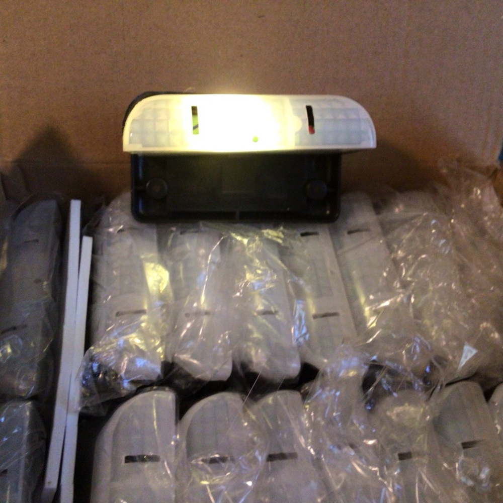 Black and White Home Soler Lights for steps or decks